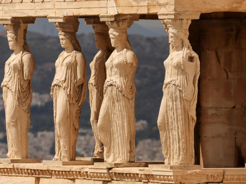 <p>Cariatidi, Atene</p>